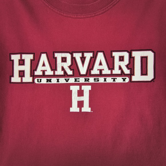 Gildan Other - Gildan Harvard University Long Sleeve T-Shirt Men's L 42" Slim Maroon Collegiate